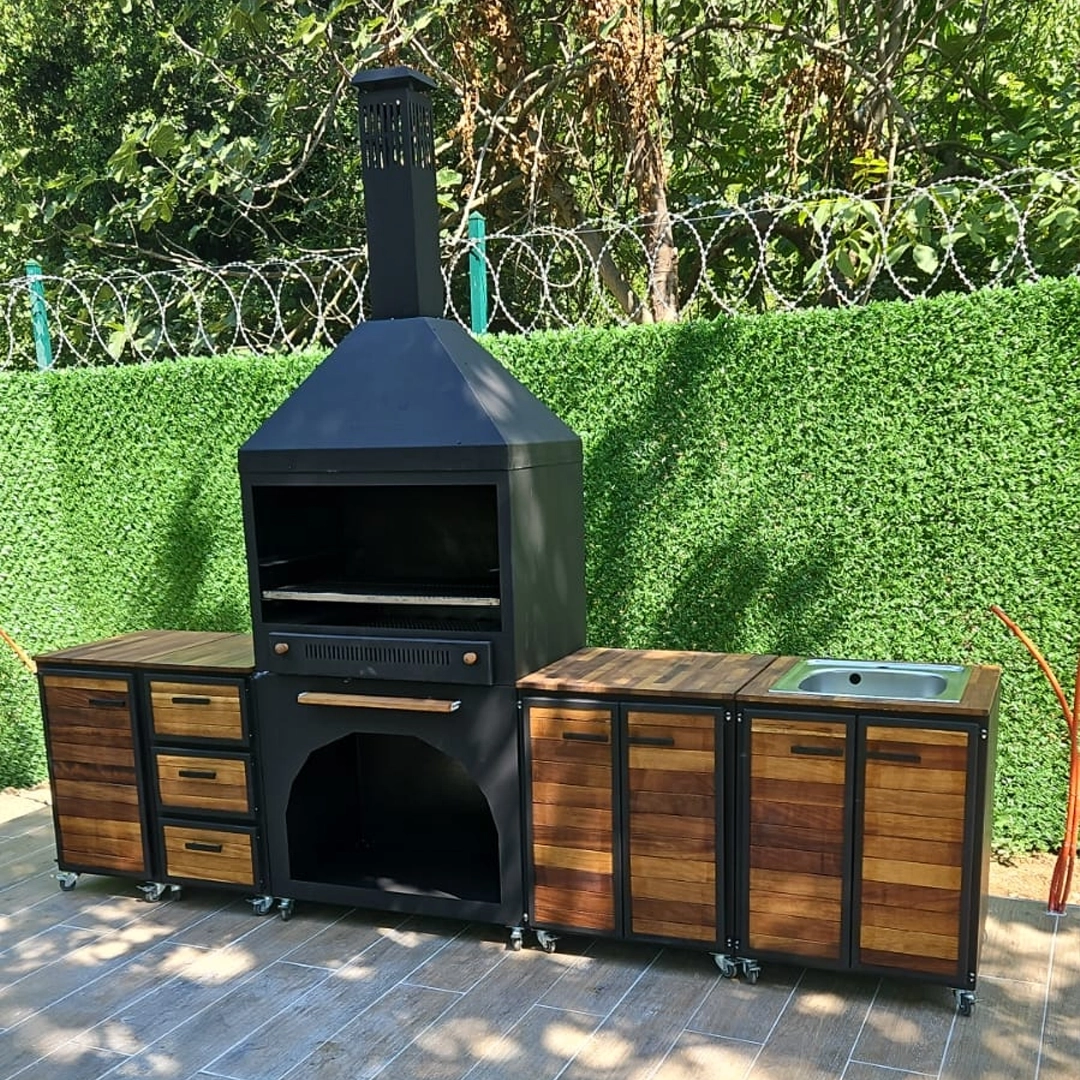 Tezgahlı Bahçe Barbeküsü Ile Yaz Keyfi